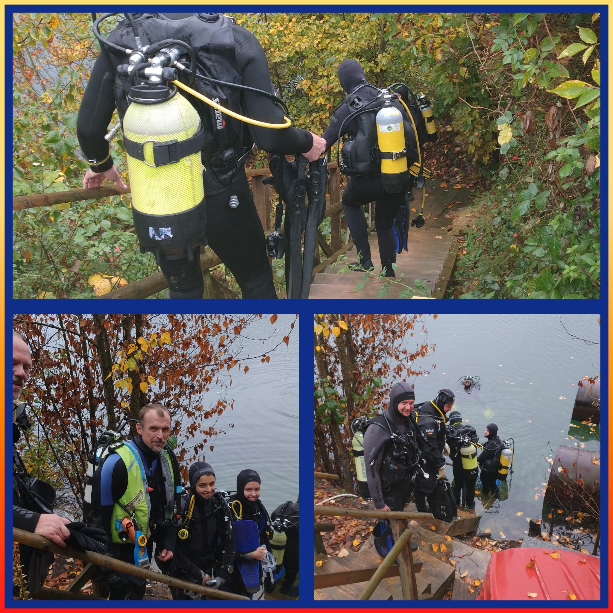 Collage Ab ins Wasser